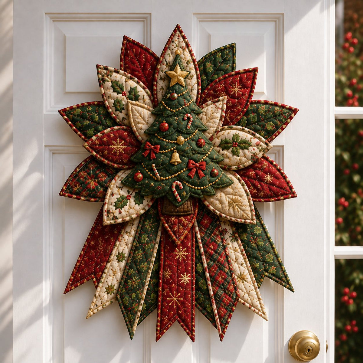 Holiday Quilted Door Hanger Kit | Complete Kit with All Tools & Step-by-Step Guide Included 💕