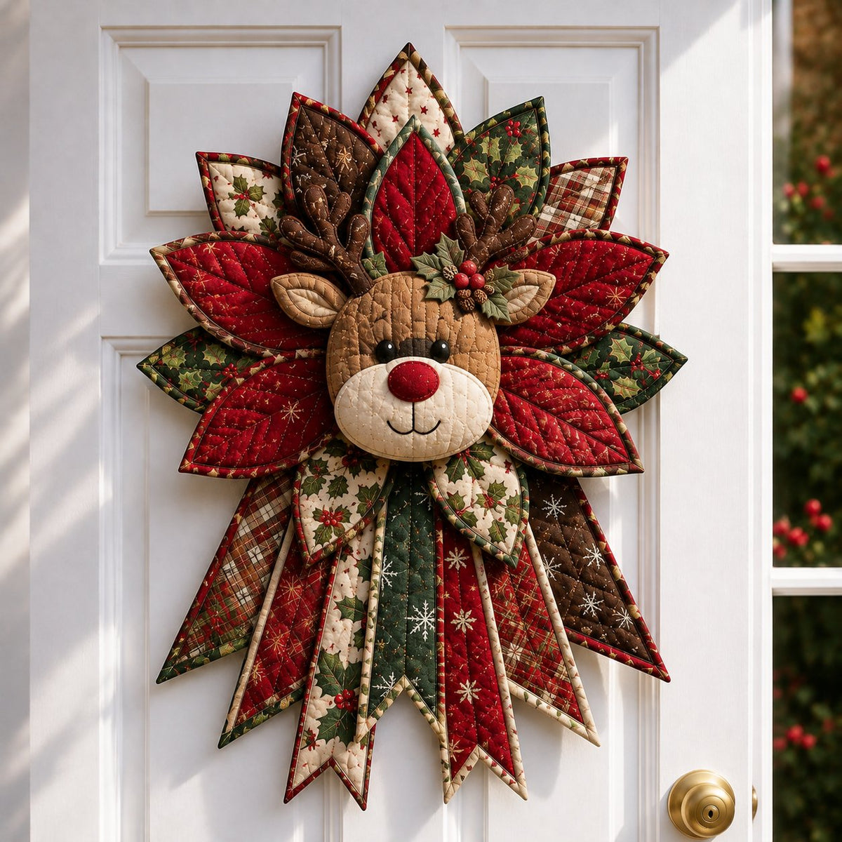 Holiday Quilted Door Hanger Kit | Complete Kit with All Tools & Step-by-Step Guide Included 💕